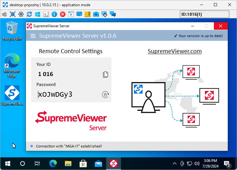 SupremeViewer - Active Session